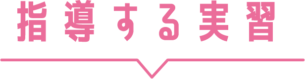指導する実習