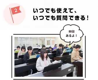 いつでも使えていつでも質問できる!
